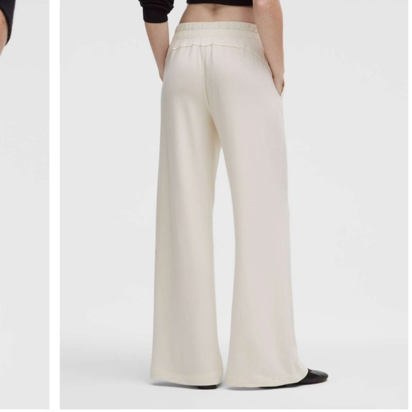 NEW! Lululemon BeCalm Mid-Rise Wide-Leg Pant Light Ivory Size Small W5GRXS $98 - Picture 10 of 17